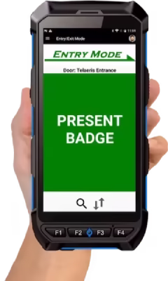 XPID200 Hand Lit Screen Entry Mode