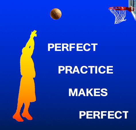 basketball practice makes perfect