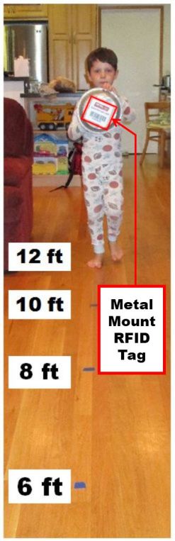 RFID 태그 범위 테스트