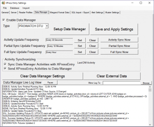 xpressentry settings