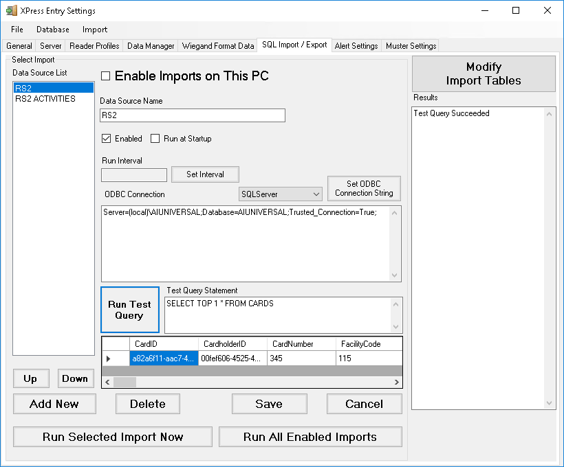 XPressEntry Settings