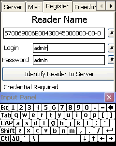 Enter Credential