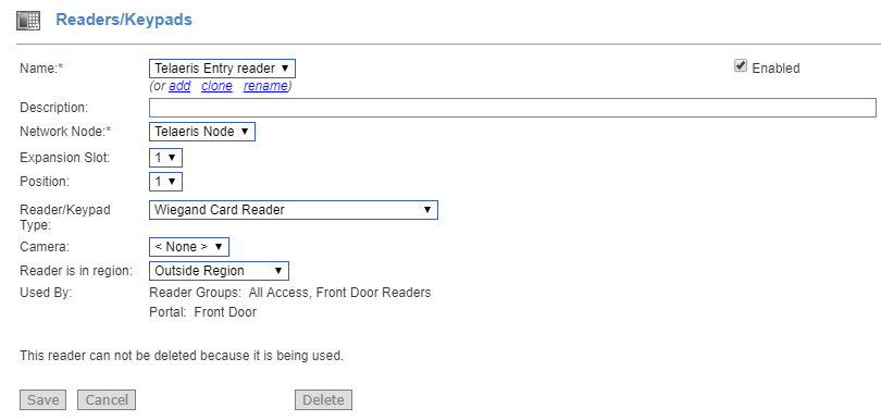 creating logical xpressentry handhelds in netbox s2 - readers keypads