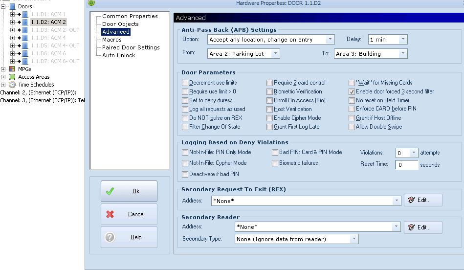 xpressentry open options doors dna fusion