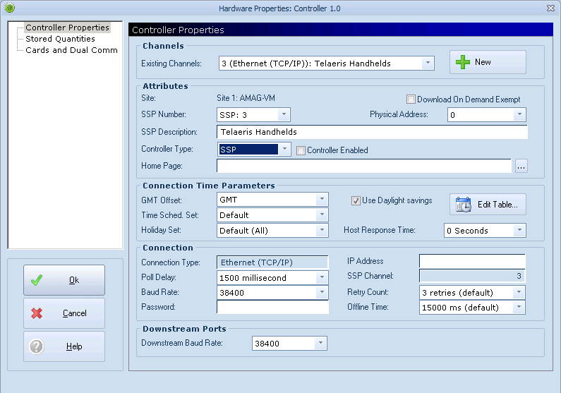 xpressentry membuka opsi pengontrol perangkat keras