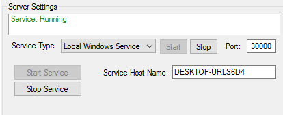 xpressentry serverinstellingen