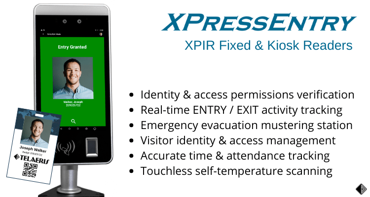 XPIR Kiosk reader