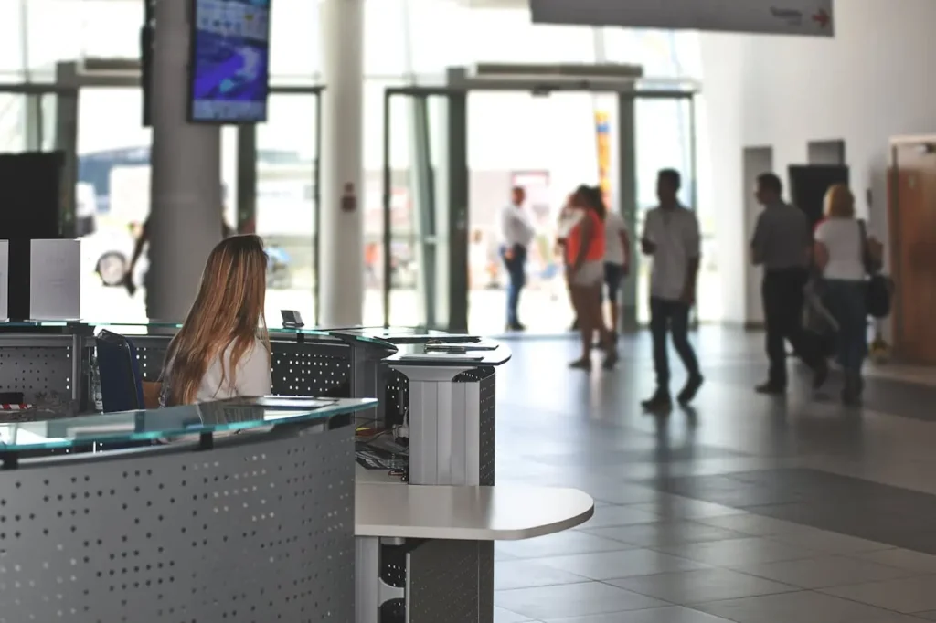 lobby area