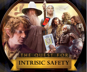 Telaeris' quest for intrinsic safety - bilbo baggins holding a security badge