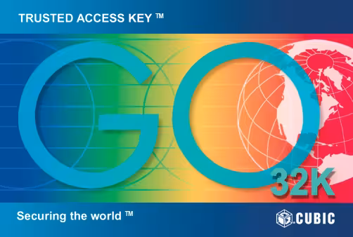 Cubic Go CARD contactless transit card